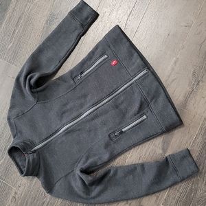 Eastern Mountain Sports Heavy Weight  Full Zip Sweat Jacket Fitted Size Medium